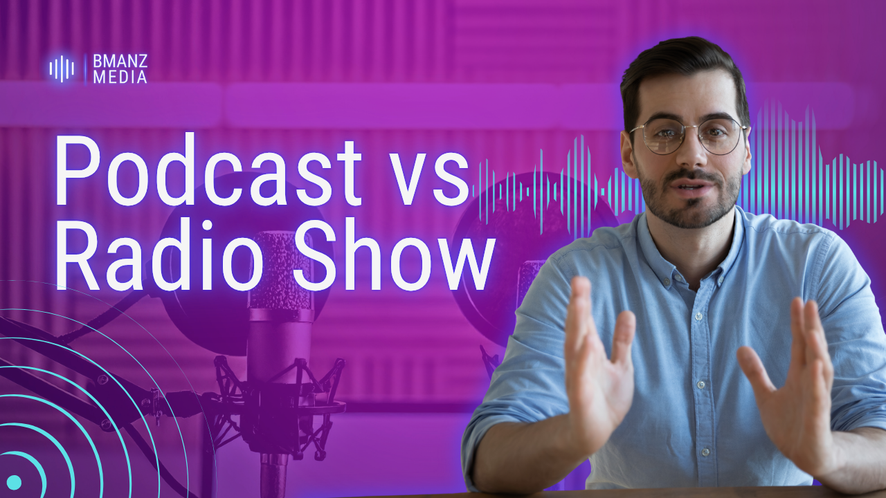 podcast vs radio show comparison